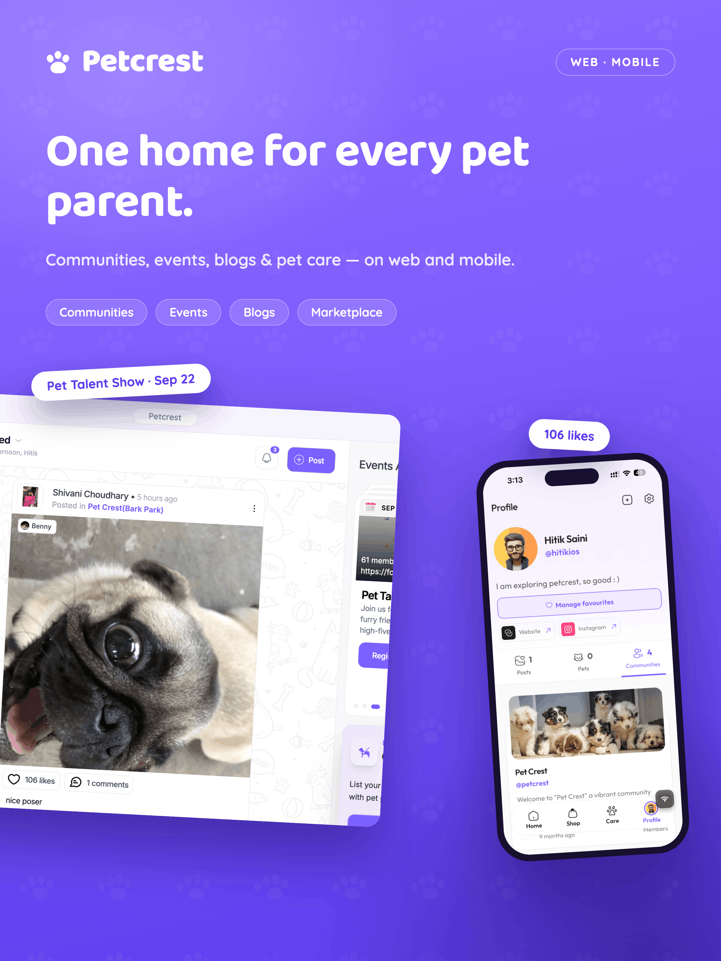thepetcrest.com screenshot